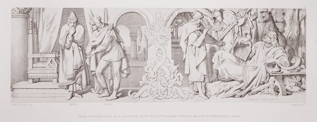 Tostig, méditant une autre attaque contre Harold, sollicite l